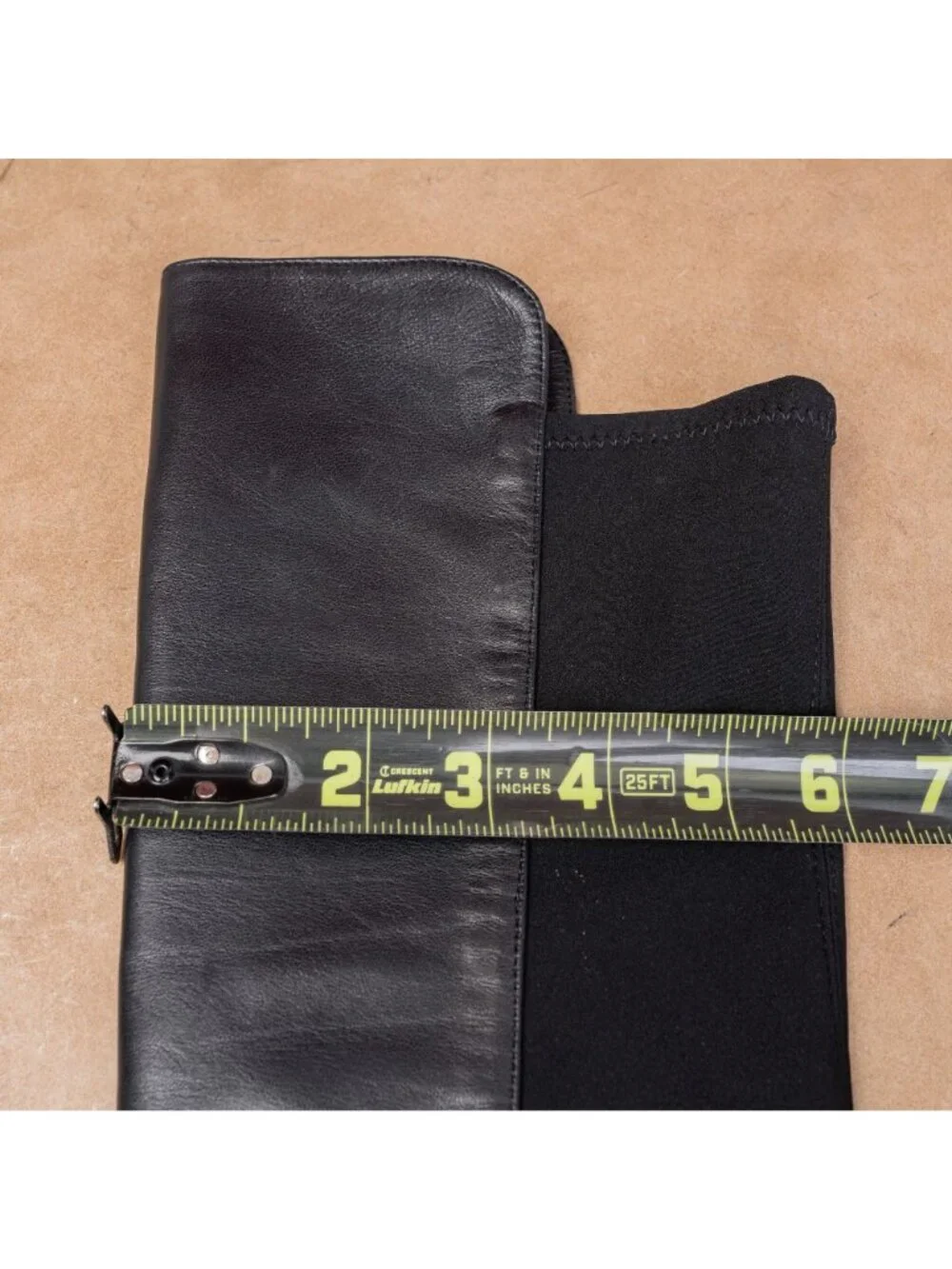 Stuart Weitzman Women Reserve Top Black Leather Back Stretch 5050 OTK Boots sz 5